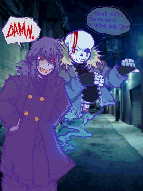 CYAN AND KILLER SANS
