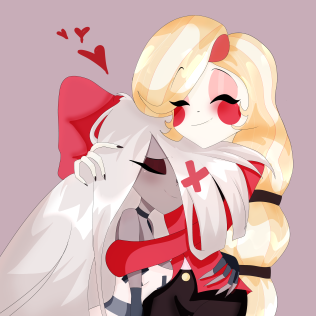 Charlie and Vaggie!❤️ (fixed) (old)