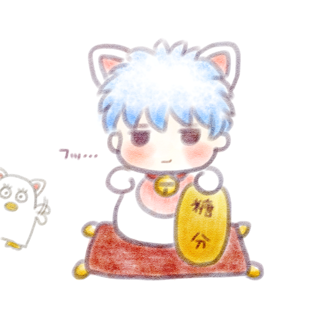 銀魂 招きまくり招き猫フィギュアファンアート。
