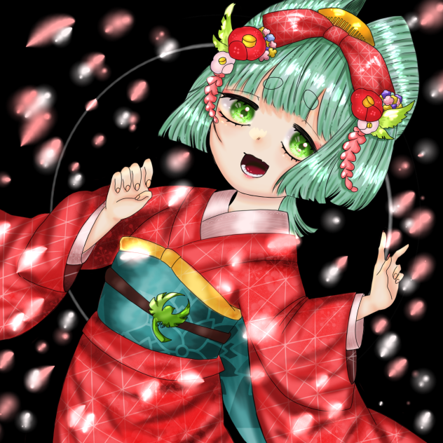 鶯　擬人化創作イメージ