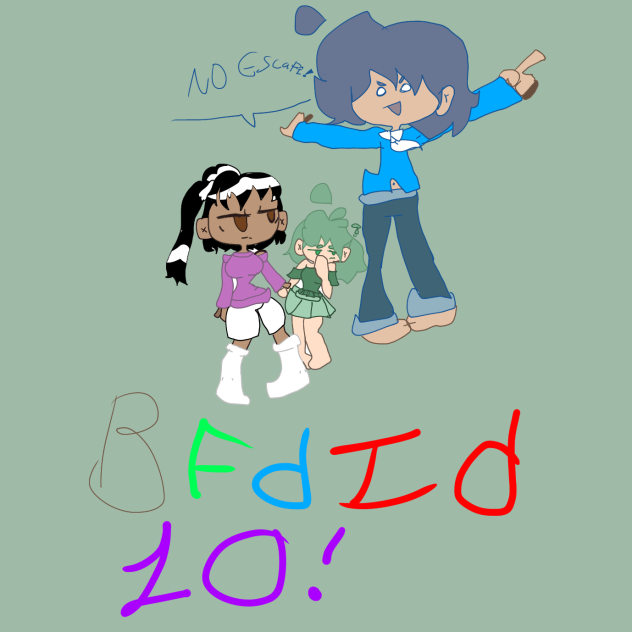 Ice pop and clover meet four!  #bfdi