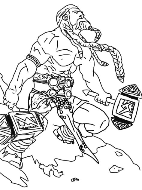 trace magni drawing