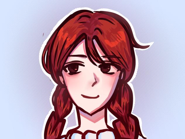 i cant draw braids lolll