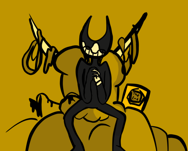 Bendy in His Chair Just Because