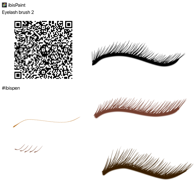Eyelash brush 2💕🌺 ibisPaint
