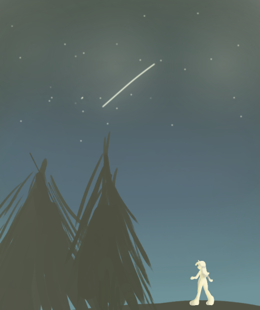 oh hey look a shooting star