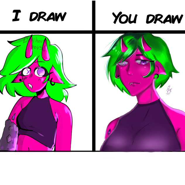 I draw you draw with dollhouse