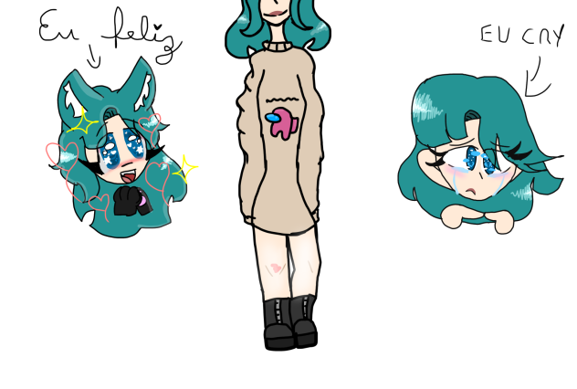 Minha roupa de ir em festas - ibisPaint