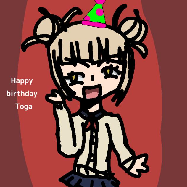 Happy birthday Toga
