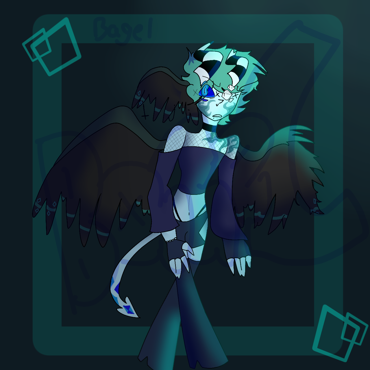 my helluva boss oc Nox - ibisPaint