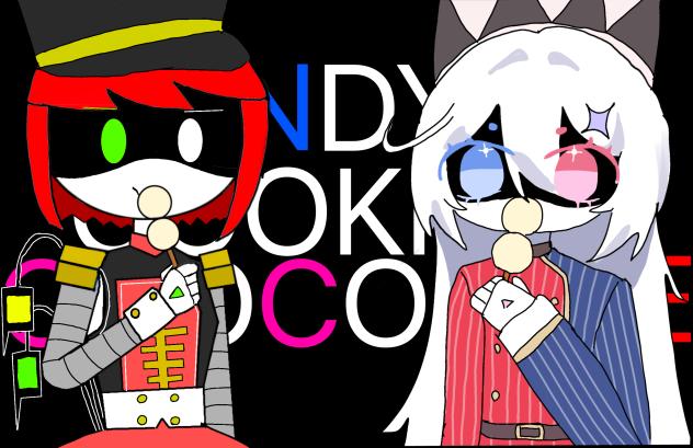 キャンディークッキーチョコレートコラボ