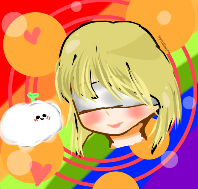 ☁️⭐🌈❤️🟠Mây và cô bé