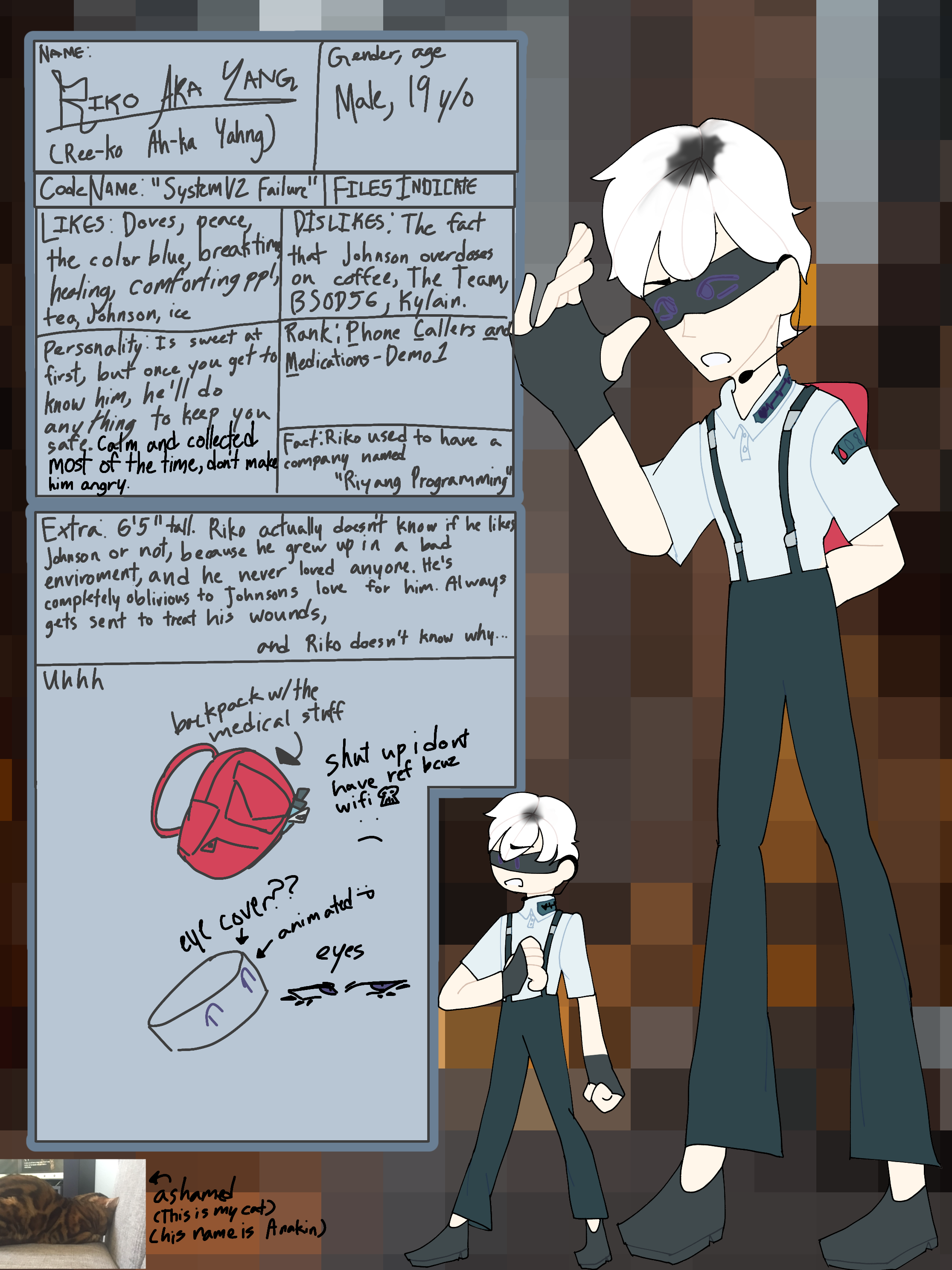 another character ref sheet - ibisPaint