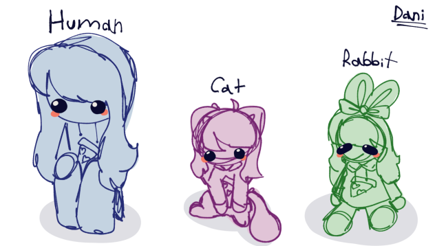 Anny ver. Cat and Rabbit