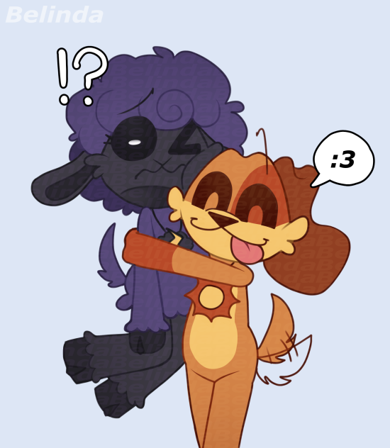 DogDay Hugging Sheepy she
