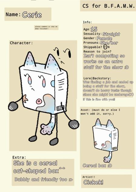 Late entry for BFAMV!