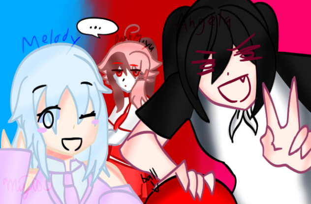 collaboration with my friends - ibisPaint