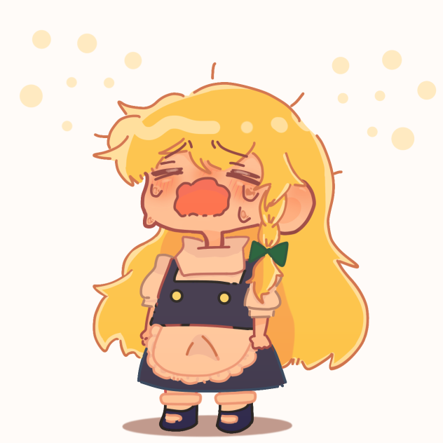 泣いてる魔理沙