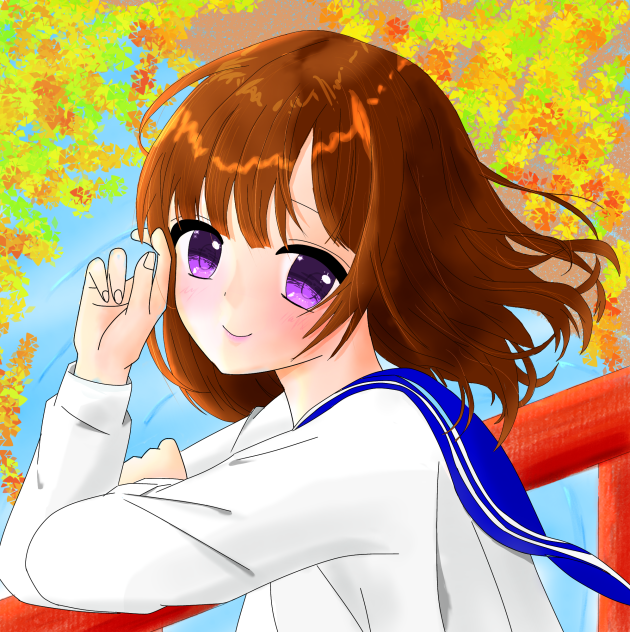 【塗り絵】秋。