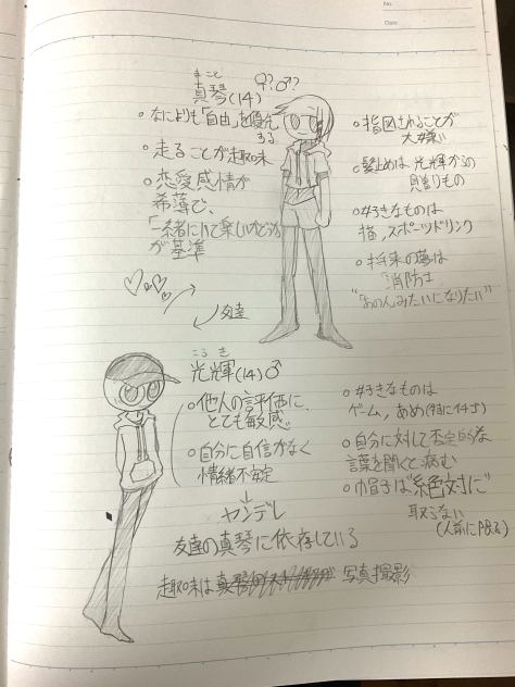 キャラは作ってる時が一番楽しい