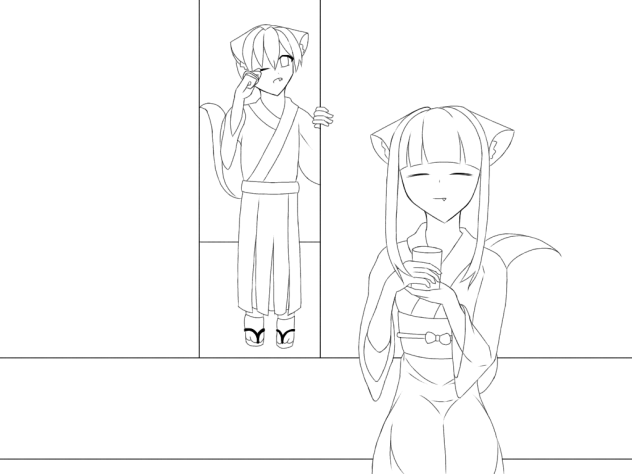 和の真髄　線画