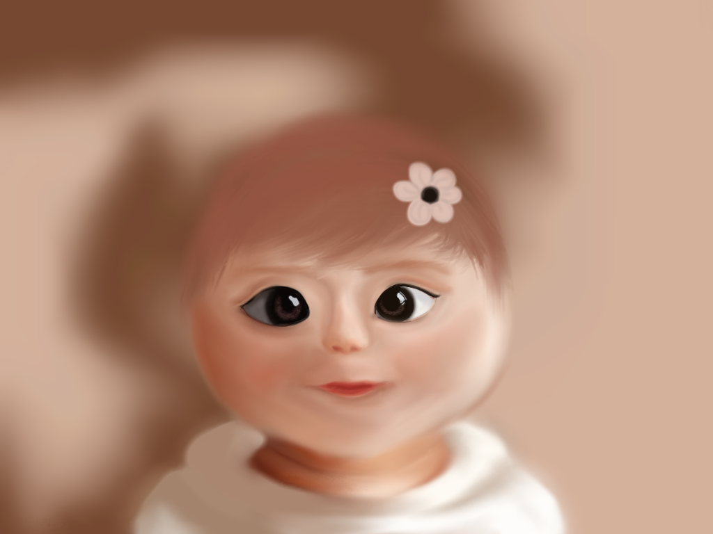Cute baby - ibisPaint