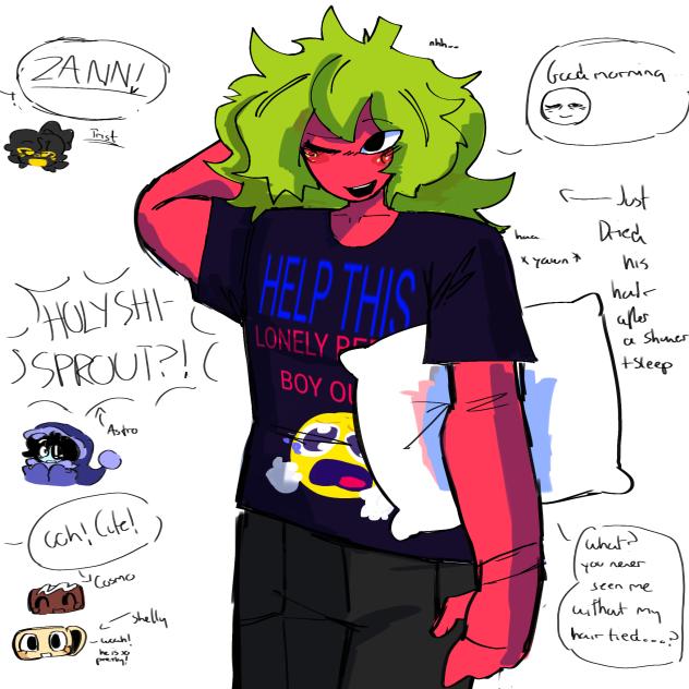 Long hair sprout again