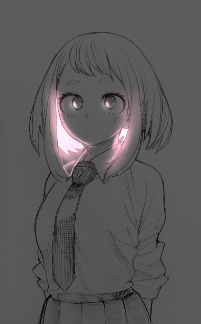 uraraka glow art