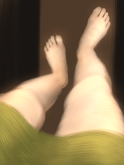 見よ！この美脚を！！！【自分をトレス】