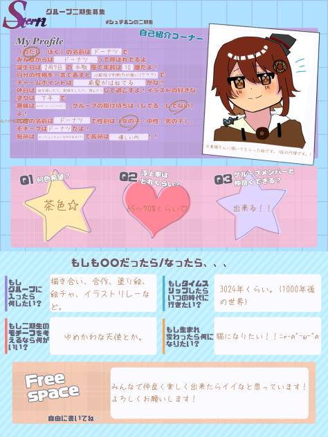 グループ二期生の募集！！