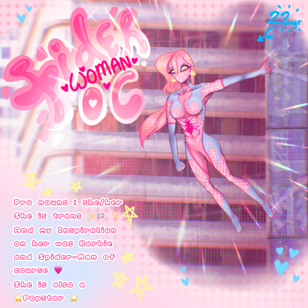 SPIDER-WOMAN OC 🌸🕷️⭐️