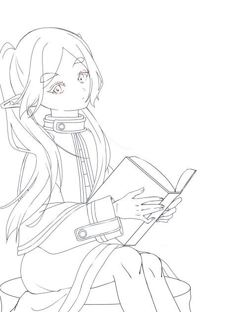 フリーレン線画