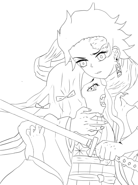 鬼滅の刃　残酷塗り絵