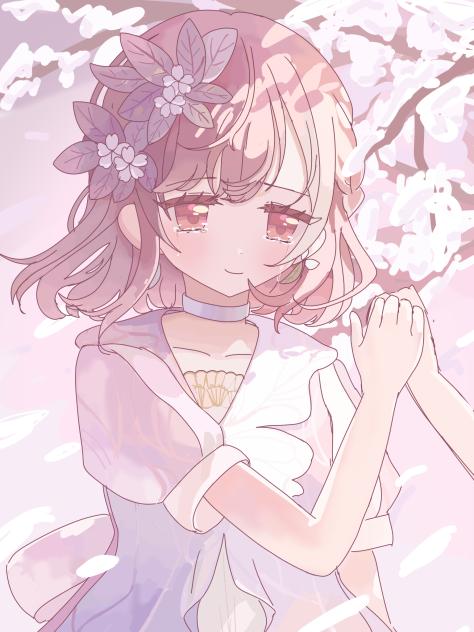 余花にみとれて