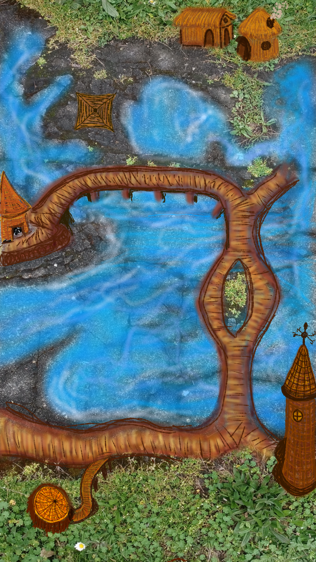 scene river valley - ibisPaint