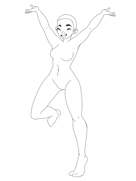 Elated pose