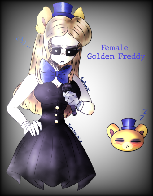 Female Golden Freddy FNAF AU