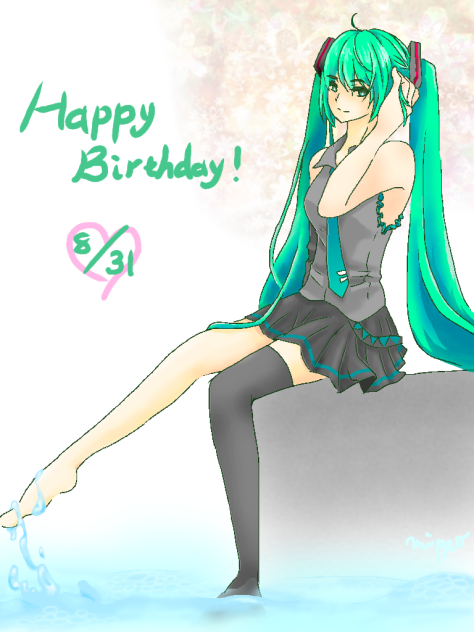 ミクさんおめでとう‼