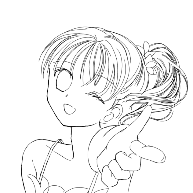 塗り絵、フリーアイコン狙い撃ち