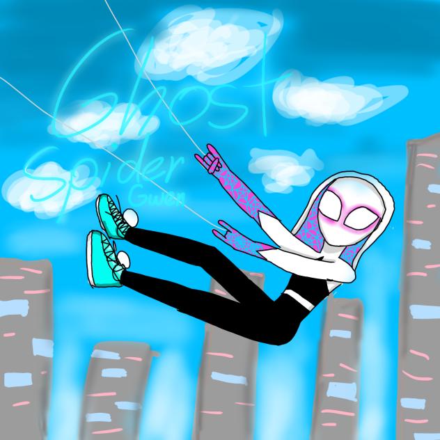 Ghost spider ( Spider Gwen) Fan art