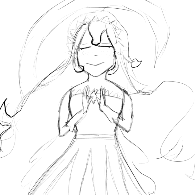 Moonlight cookie sketch