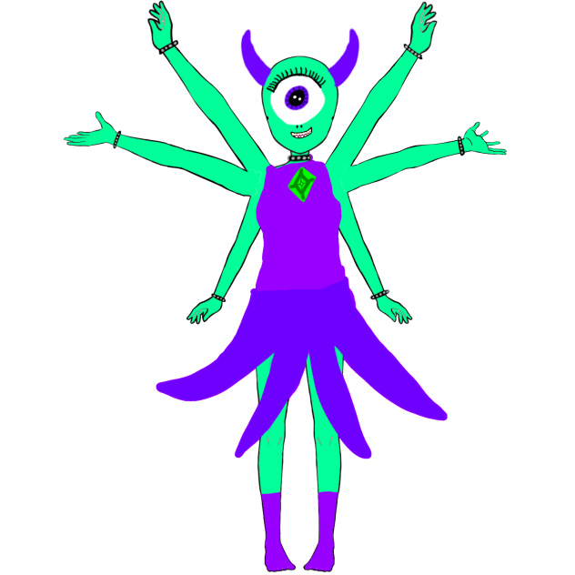 this is a alien slash monster