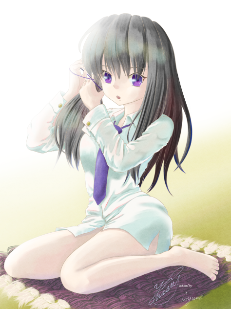 ユッシーさんの線画塗らせていただきました。
