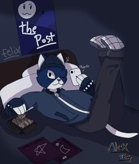 that poses (Felix the cat)