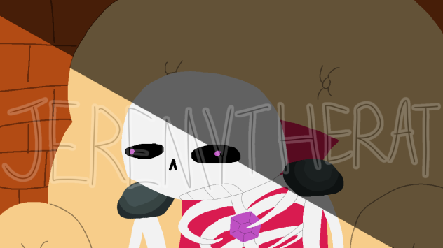 A Real Magic Skeleton draw over