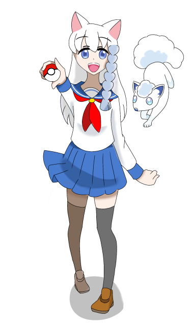 うちの子がポケモンにいたら　ゆきちゃん&アローラロコン