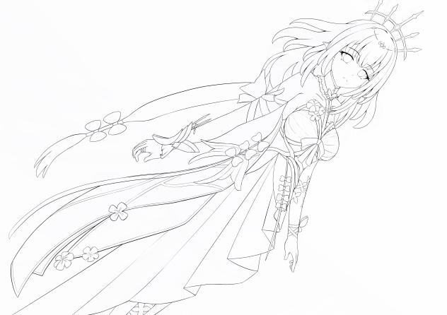 Castorice FanArt 🖤🖤LineArt