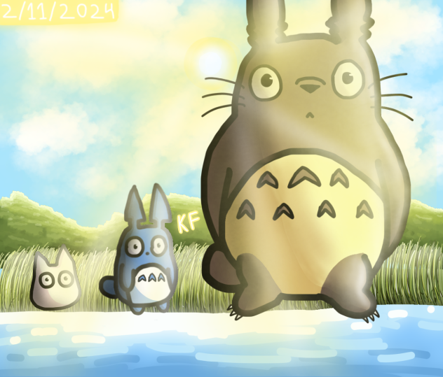 My Neighbor Totoro fan art!