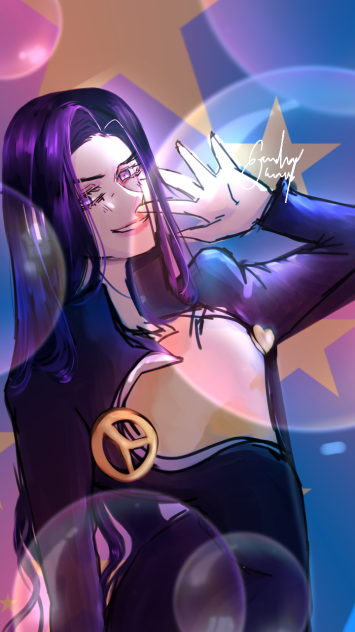 Josuke hair down (JJBA)