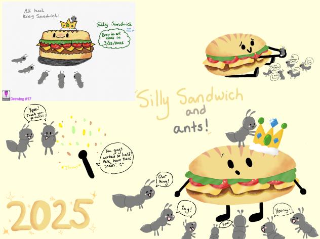 7th Grade Drawing 3 and Remake 2025